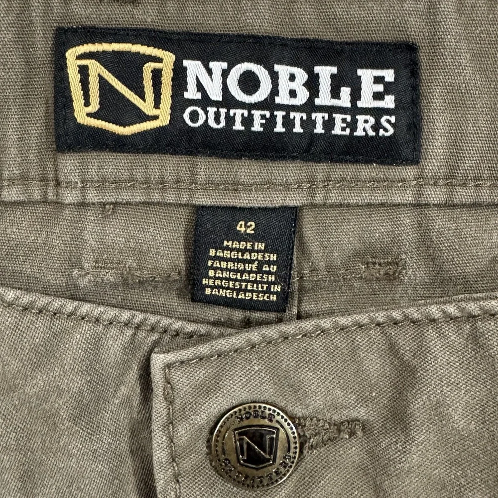 Noble Outfitters Shorts Mens 42 Brown Canvas Carpenter Stretch Work‎ 10